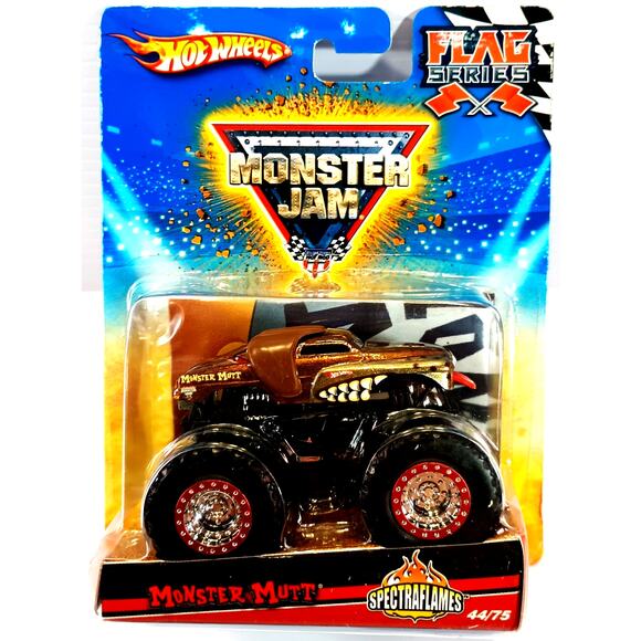Hot Wheels Monster Jam Flag Series MONSTER MUTT #44/75, New, See Pics/Descr. - Picture 1 of 6
